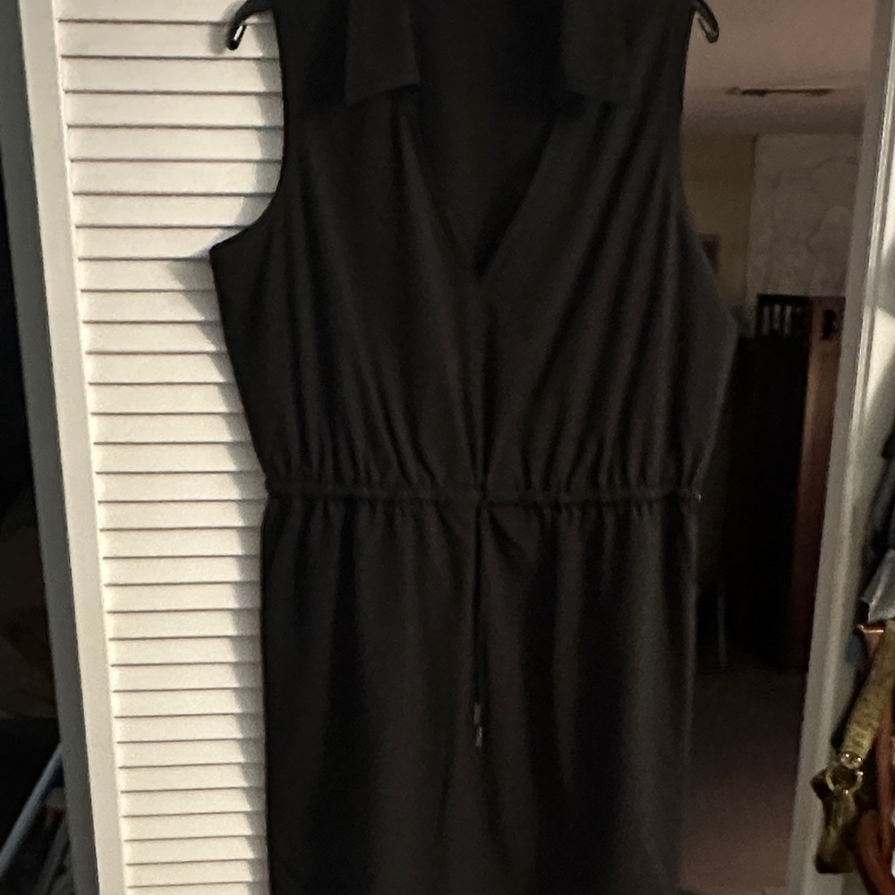 Calvin Klein Black Midi Dress. New with tags.